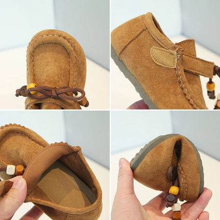 Collection Printemps-Automne 2025 Version Coréenne pour Chaussures Enfants Birkenstock Nouvelle Mode Cuir Fille Semelle Souple Garçon