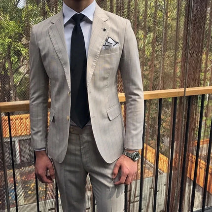 Mtm Made to Measure Custom Pant Coat Design Wedding Suits Men Suit