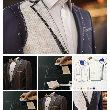 Mtm Made to Measure Custom Pant Coat Design Wedding Suits Men Suit