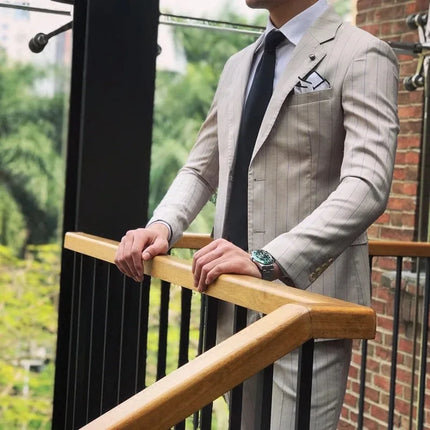 Mtm Made to Measure Custom Pant Coat Design Wedding Suits Men Suit