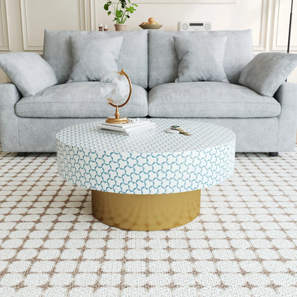 LUNVERO Voxhome Modern Adjustable Coffee Table