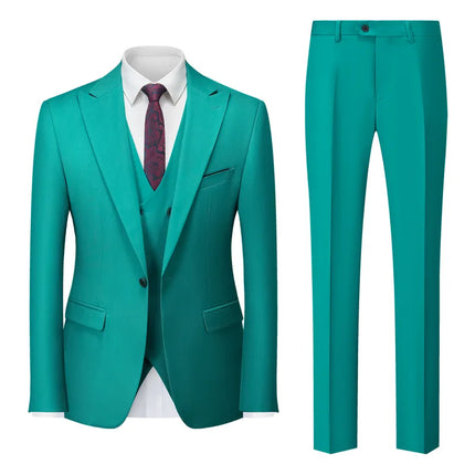 New Men's Business Casual Suit Cross-border Suit Wedding Groom Dress Suit