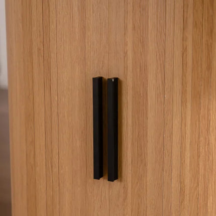 LUNVERO Modern Oval Dining Table Set