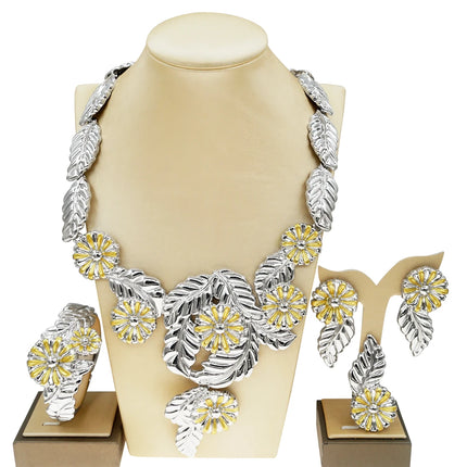 Zhuerrui Brazil Ladies Pendant Earring Jewelry High End Dubai Designer Jewelry Set Italian Bridal Wedding Jewelry Sets H00529