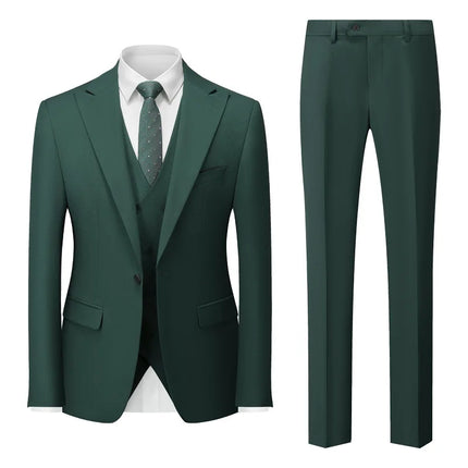 New Men's Business Casual Suit Cross-border Suit Wedding Groom Dress Suit