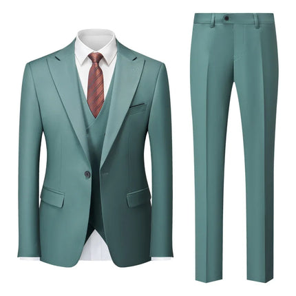 New Men's Business Casual Suit Cross-border Suit Wedding Groom Dress Suit
