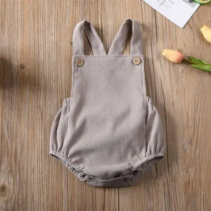 Newborn Infant Baby Boy Girls rompers Velvet playsuit Sleeveless Vest Jumpsuit Winter Autumn Clothes Outfits
