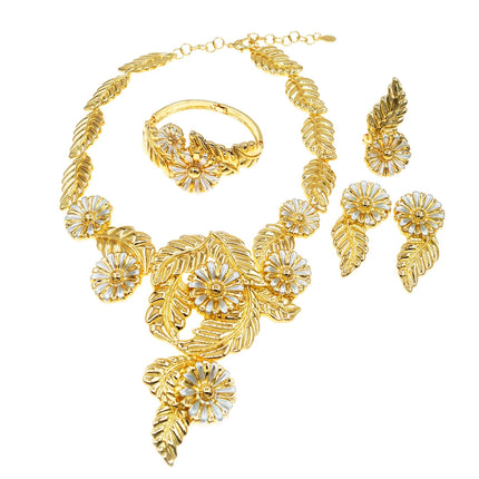 Zhuerrui Brazil Ladies Pendant Earring Jewelry High End Dubai Designer Jewelry Set Italian Bridal Wedding Jewelry Sets H00529