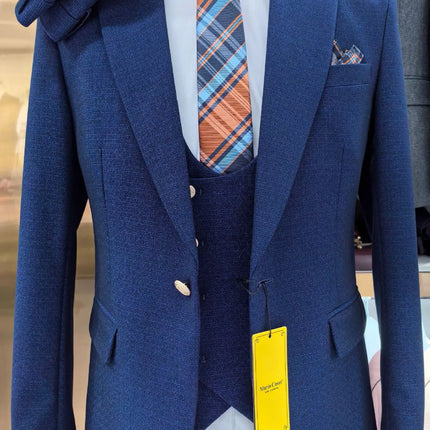 Men's Casual Suits Blazers Summer Business Formal 3-Piece Wedding Tuxedo High Quality Breathable Custom