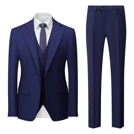 New Men's Business Casual Suit Cross-border Suit Wedding Groom Dress Suit