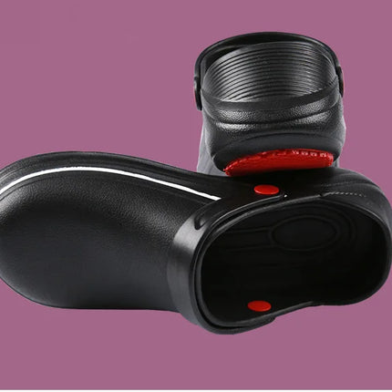 Summer Men Sandals EVA Unisex Slippers Non-slip Waterproof Oil-proof Shoes for Chef Master Hotel Restaurant Slippers