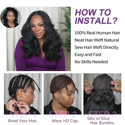 Body Wave 16A Curly 30 40 Inch 100% Human Hair Bundles Brazilian 3 4 Bundles Hair Wig Weave Hair Extensions Virgin Hair Raw Wigs