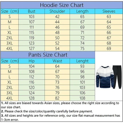 Mens Tracksuit King Printing Sports Suit Sports Hoodie+Pants 2 Piece Suit Casual Sweatshirt Suit Jogging Men's Splicing Clothing