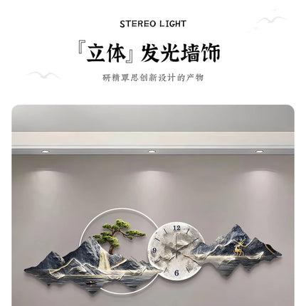 Living Room Wall Clocks Art Mural Luxury Large Aesthetic Modern Wall Watch Creative Large Silent Reloj De Pared Home Decoration