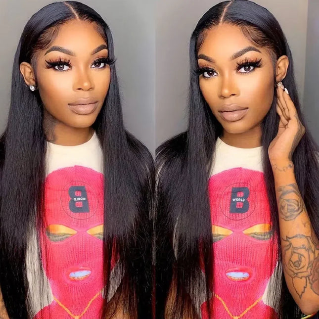 13x4 13x6 Lace Frontal Wigs For Women Brazilian Remy Straight Human Hair Wigs Pre Plucked Lace Front Wig  Natural Hairline Sale