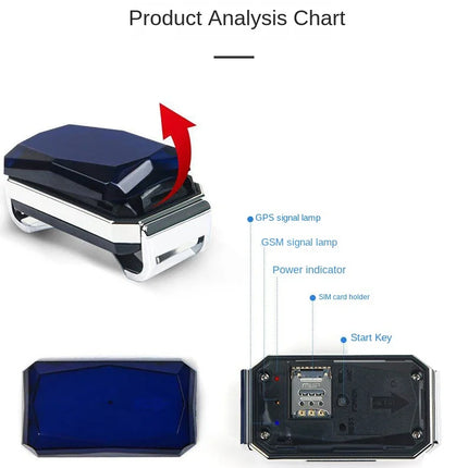 G12 Tracking Device Wearable Smart Collar Pet Tracking Locator Waterproof IP67 Anti-lost Record Multifunctional for Kids Elderly