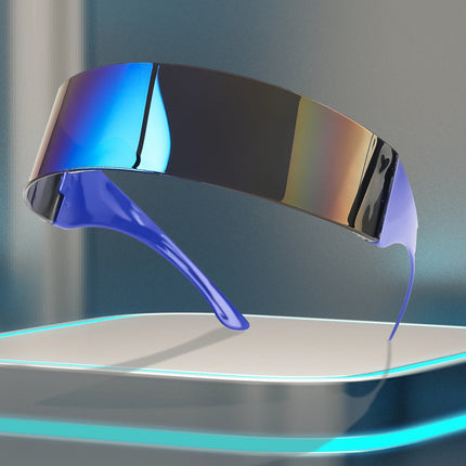 Lunettes de soleil Y2K Lunettes de technologie du futur