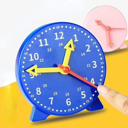 Children Montessori Clock Educational Toys Hour Minute Second Cognition Colorful Clocks Toys Kids Early Preschool Teaching Aids