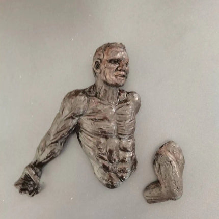 Wall Man Sculpture Home Decor Wall Art Living Room Wall Decoration Resin Handicraft Pendant Home Accessories