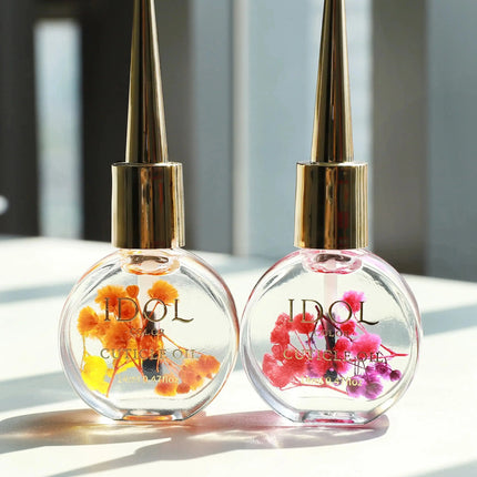 IDOL COLOR Nail & Cuticle Oil, Softens Cuticles, Fixes Dryness & Roughness,  Nail Care Essentials | Elegant Packaging