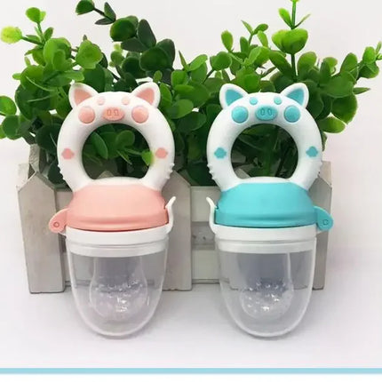Silicone Fresh Food Nibbler Baby Feeder Kids boy girl Fruit Nipples Feeding Safe Infant Baby Supplies Nipple soother Bottles