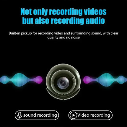 Mini caméra X5 1080P, vision nocturne claire, légère, portable, haut de gamme, détection de mouvement, sans fil