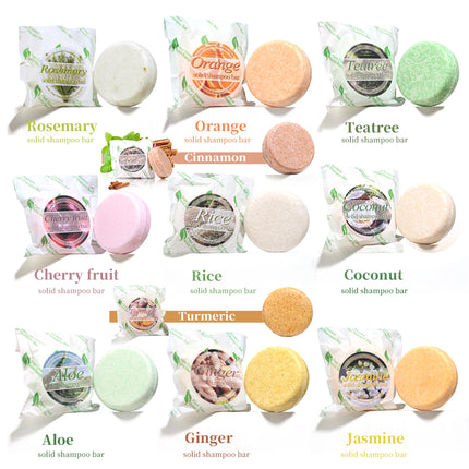 Shampoing naturel à la noix de coco, savon solide fait main infusé d'huiles essentielles, sac en papier respectueux de l'environnement, hôtels