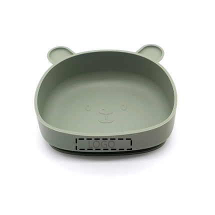 Kids' Meal Bowl Personalized Name Printing Fade-Resistant Silicone Suction Cup Feeding Bowl Gift for Boys and Girls