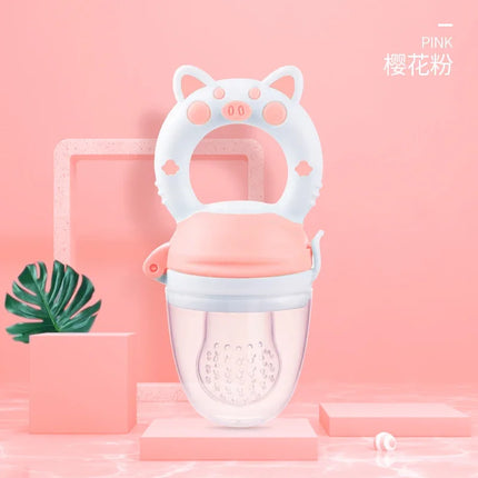 Silicone Fresh Food Nibbler Baby Feeder Kids boy girl Fruit Nipples Feeding Safe Infant Baby Supplies Nipple soother Bottles