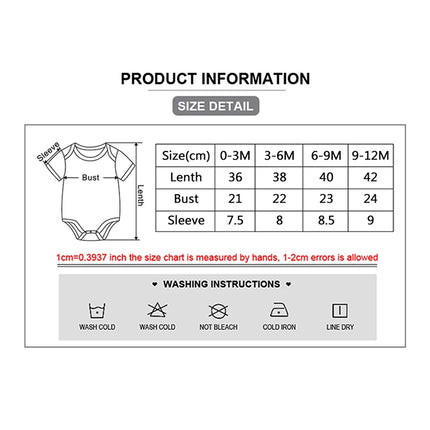 Kiddiezoom 3 Pcs Summer Fashion Cartoon Baby Boy Girl Bodysuits Soft Newborn Onesies Clothing
