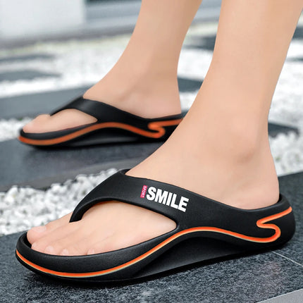 2025 Summer Man Slippers Soft Bottom Slides Non-slip Thick Soled Men's Slippers Flip Flops Indoor Outdoor Beach Sandals