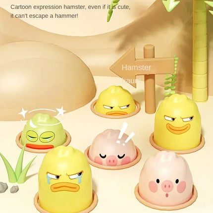 Duck/Frog/Pig Baby Toy Montessori Learning Game Educational Puzzle Gift for 12 24 Months Toddler Boy/Girl with Hammer