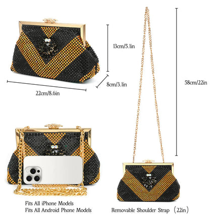 Newest Arrivals Special Design Silver Color African Women Shoes and Bag Set Pointed Toe Pumps for Wedding Party