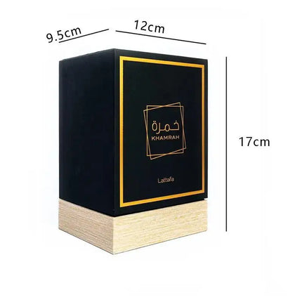 1 Pack 3.4 Oz/100 Ml Lattafa Khamrah Perfume 3.4 Oz/100 Ml - Warm Spice Vanilla & Cinnamon Perfume, Unisex Perfume Spray