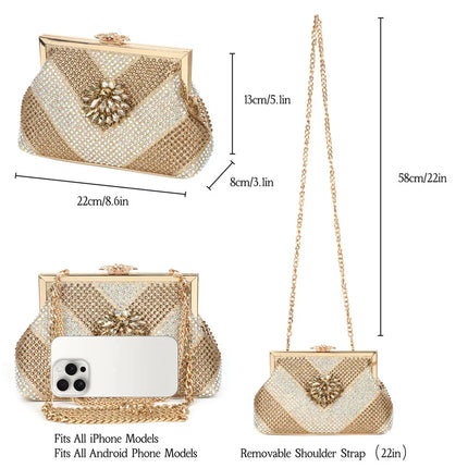 Newest Arrivals Special Design Silver Color African Women Shoes and Bag Set Pointed Toe Pumps for Wedding Party