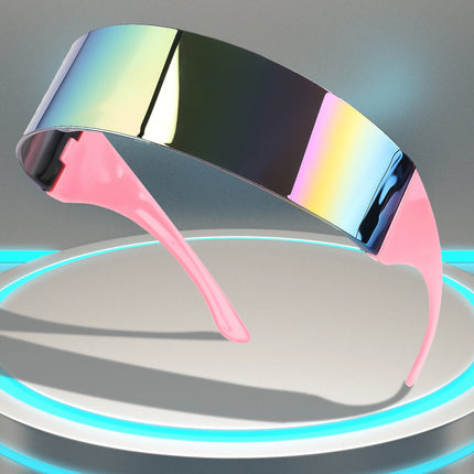 Lunettes de soleil Y2K Lunettes de technologie du futur