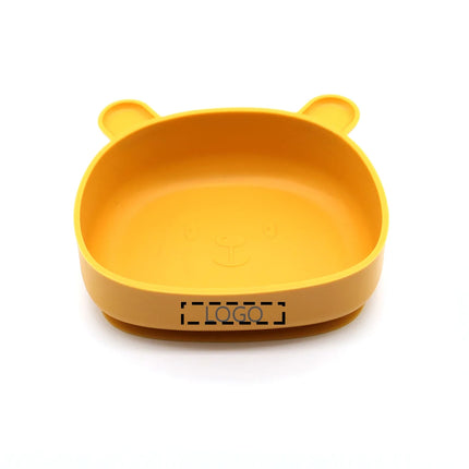 Kids' Meal Bowl Personalized Name Printing Fade-Resistant Silicone Suction Cup Feeding Bowl Gift for Boys and Girls
