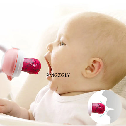Silicone Fresh Food Nibbler Baby Feeder Kids boy girl Fruit Nipples Feeding Safe Infant Baby Supplies Nipple soother Bottles