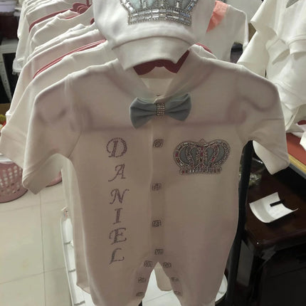 Newborn Baby Girl Coming Home Hospital Outfit Sequines Lace Tulle Romper Onesie with Blanket Princess Boho Clothes Photo Shoot