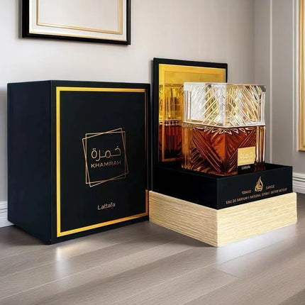 100ML Lattafa Khamrah Qahwa 3.4 Oz Eau De Toilette For Men And Women Perfume Middle East Arab Dubai Perfume