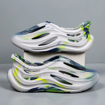 Summer Men Slippers Camouflage Design Sandals Outdoor Clogs Trend Casual Sandals Quick Dry Beach Slippers Comfortable Home Shoes