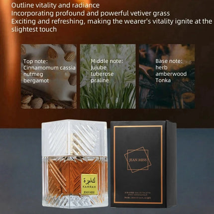 Top Selling Brand Men Perfume Fresh Romantic Parfum Fougere Scent Woody Fragrance 100ml Cologne Perfume Long Lasting Hormone