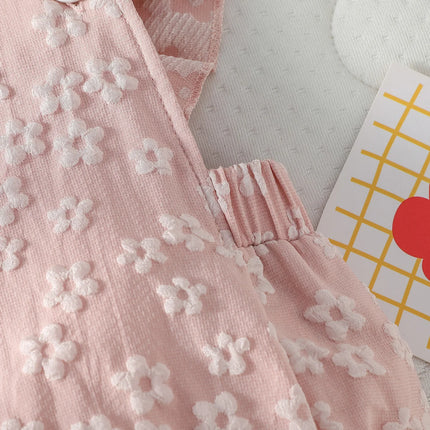 Baby Girls Summer Sleeveless Print Floral Cute Newborn-9M Triangle Jumpsuit For Outdoor Vacation Wear +Headband