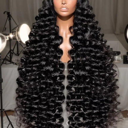 30 Inch Loose Deep Wave 13x4 HD Lace Frontal Human Hair Wig Brazilian Remy Curly Wigs Human Hair Lace Front Wig Pre Plucked