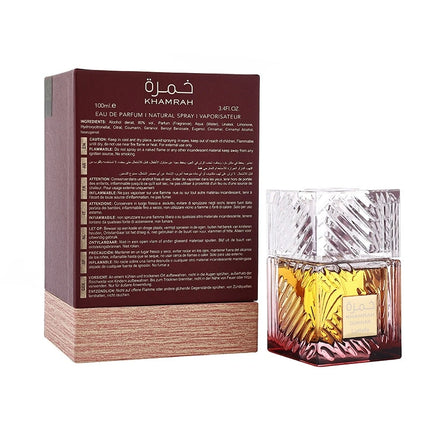 100ML Lattafa Khamrah Qahwa 3.4 Oz Eau De Toilette For Men And Women Perfume Middle East Arab Dubai Perfume