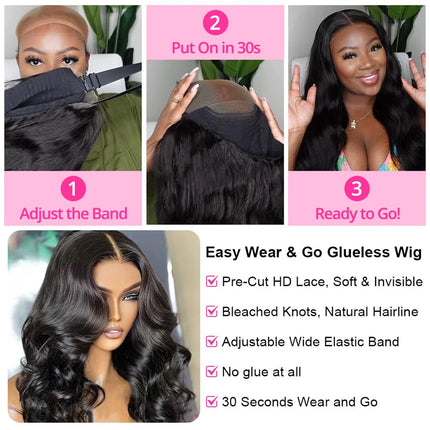 Cexxy Bob Wig Body Wave 13x4 Glueless Wigs Human Hair Short Human Hair 7x5 Glueless Wigs Human Hair Brazilian Wig For Women