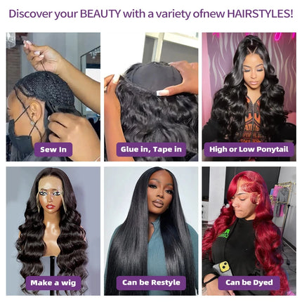 Body Wave 16A Curly 30 40 Inch 100% Human Hair Bundles Brazilian 3 4 Bundles Hair Wig Weave Hair Extensions Virgin Hair Raw Wigs