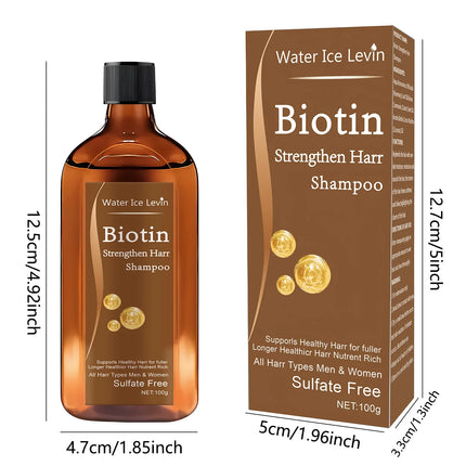 Biotin hair Growth shampoo anti-hair loss treatment for men and women rapid thickening and re-oil beauty health