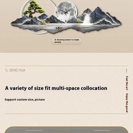 Large Illuminated Wall Clock Silent Nordic European Luxury Art Wall Clock Design Modern Orologi Da Parete Home Decoration