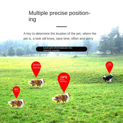 G12 Tracking Device Wearable Smart Collar Pet Tracking Locator Waterproof IP67 Anti-lost Record Multifunctional for Kids Elderly